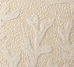 Sand Bar Coral Shimmer Pillow Cover