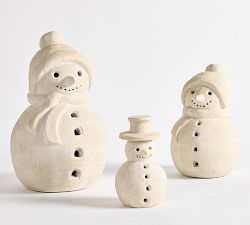 Terracotta Snowman