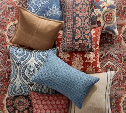 Amston Vintage Floral Printed Pillow Cover