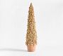 Faux Potted Berry Cluster Cone Trees