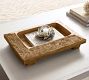 Oyster Shell Hurricane Candle Holder