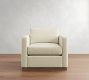 Carmel Slim Arm Wood Base Chair