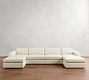Carmel Wide Arm Double Chaise Sectional (144"&ndash;176")