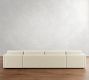 Carmel Slim Arm Double Chaise Sectional (139"&ndash;171")