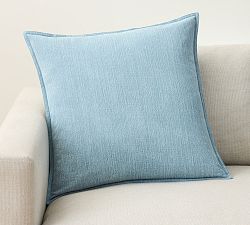 Denim Flange Pillow Cover