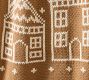 Gingerbread House Fair Isle Jacquard Throw
