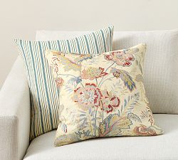 Eddie Reversible Embroidered Pillow Cover