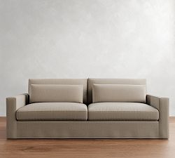 Westwood Square Arm Deep Seat Slipcovered Sofa (65"&ndash;125")