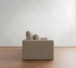 Westwood Square Arm Deep Seat Slipcovered Sofa (65"&ndash;125")