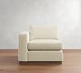 Build Your Own Carmel Slim Arm Wood Base Sectional