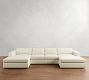Carmel Wide Arm Double Chaise Sectional (144"&ndash;176")