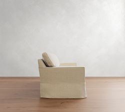 Buchanan Square Arm Slipcovered Sofa (62"&ndash;90")