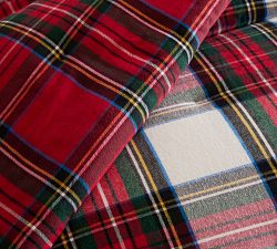 Stewart Plaid Flannel Reversible Comforter