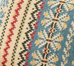 Knitted Lumbar Pillow Cover
