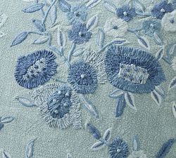 Maisie Floral Embroidered Pillow Cover