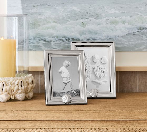 Silver Shell Icon Frames
