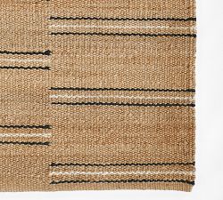 Erin Gates By Momeni Crescent Broken Striped Jute Rug