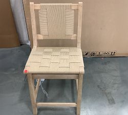 Open Box: Fenton Woven Counter Stool (25") - Seadrift