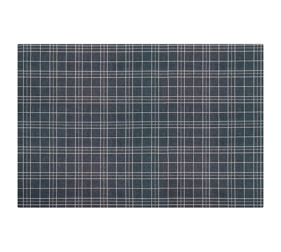 Un-Rug Plaid Washable Floor Mat
