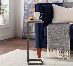 Eliana Rectangular Marble Accent Table (10")