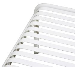 Kaylin Metal Rectangular Outdoor Coffee Table (36")