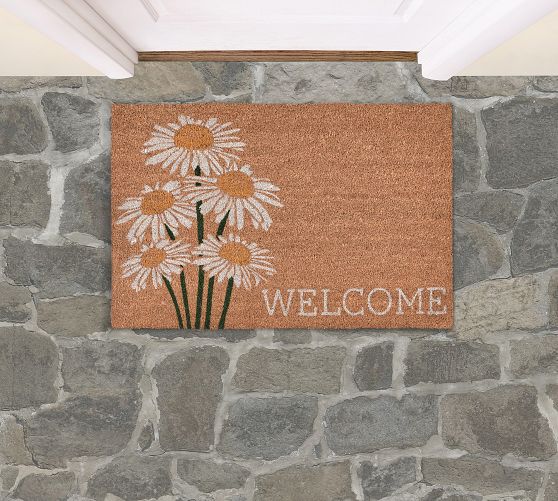 Welcome Daisy Doormat