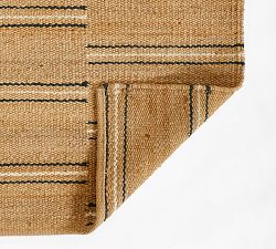 Erin Gates By Momeni Crescent Broken Striped Jute Rug