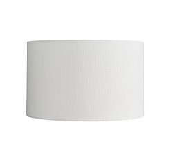 Open Box: Gallery Textured Linen Straight-Sided 14" Lamp Shade, Medium -  White