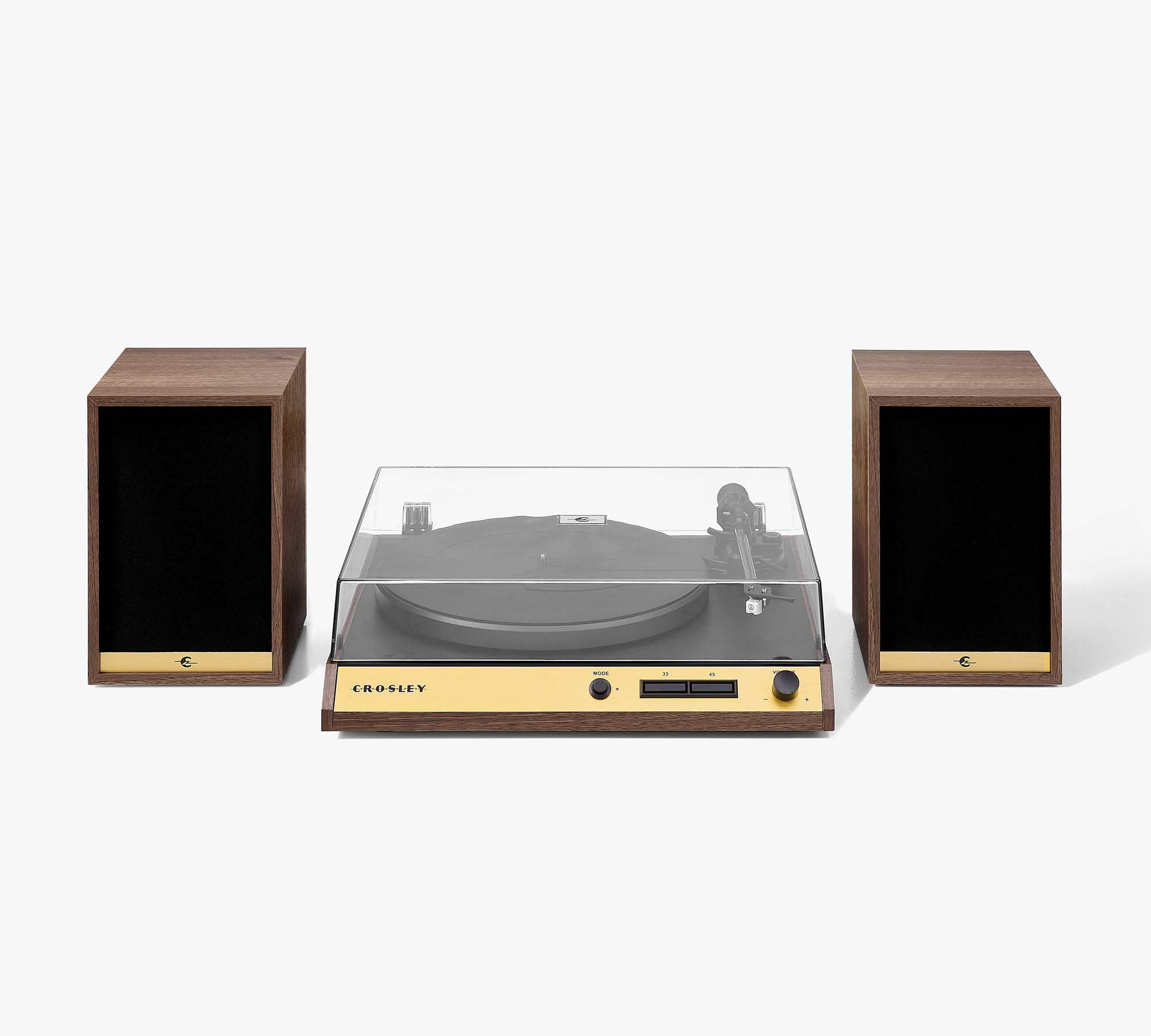 Crosley C72 Turntable Shelf System
