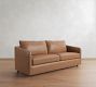 Charlotte Leather Sofa (62"&ndash;86")