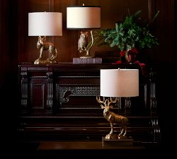 Figural Fox Table Lamp (22")