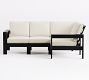 Malibu Metal 4-Piece Outdoor Sectional (85")