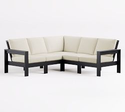 Malibu Metal 5-Piece Outdoor Sectional (85")