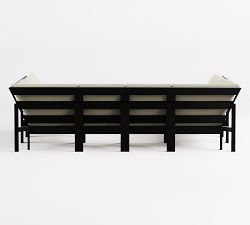 Malibu Metal 8-Piece U-Shaped Outdoor Sectional (115")