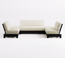 Malibu Metal Platform 5-Piece U-Shaped Sectional (132")