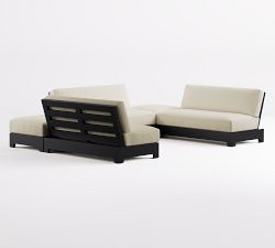 Malibu Metal Platform 5-Piece U-Shaped Sectional (132")
