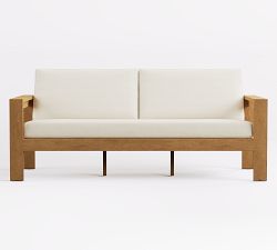 Malibu Teak Outdoor Sofa (77")