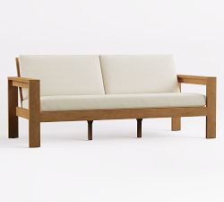 Malibu Teak Outdoor Sofa (77")