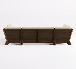 Modern Farmhouse 3-Piece Outdoor Sectional (128")