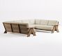 Modern Farmhouse 3-Piece Outdoor Sectional (128")