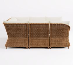 Westport Wicker 8-Piece U-Shaped Outdoor Sectional (127")