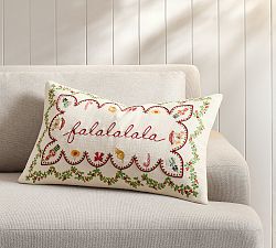 Falalalala Lumbar Pillow Cover