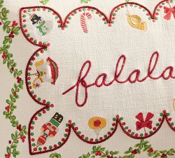 Falalalala Lumbar Pillow Cover
