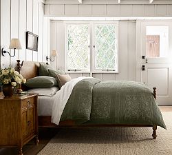 Medallion Matelasse Duvet Cover
