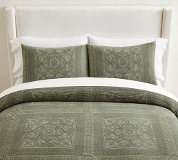 Medallion Matelasse Duvet Cover