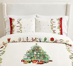 Nostalgic Christmas Percale Duvet Cover