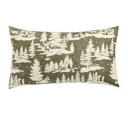 Winter Pines Percale Sham
