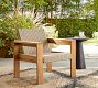 Get The Look: Malibu Teak &amp; Rope Sofa (77") Outdoor Lounge Set