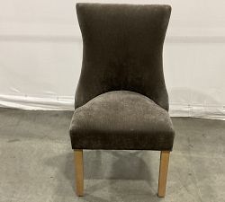 Open Box: Hayes Non-Tufted Upholstered Dining Chair - Rustic Chenille Brown, Seadrift