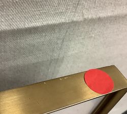 Open Box: Stowe Modern Metal Frame, 24"W x 30"L (18"W x 24"L Opening) - Brass